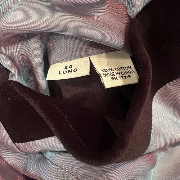 Wilke Rodriguez Single Breasted Mens Blazer 3 Button Velvet Sports Coat Jacket - Picture 4 of 16